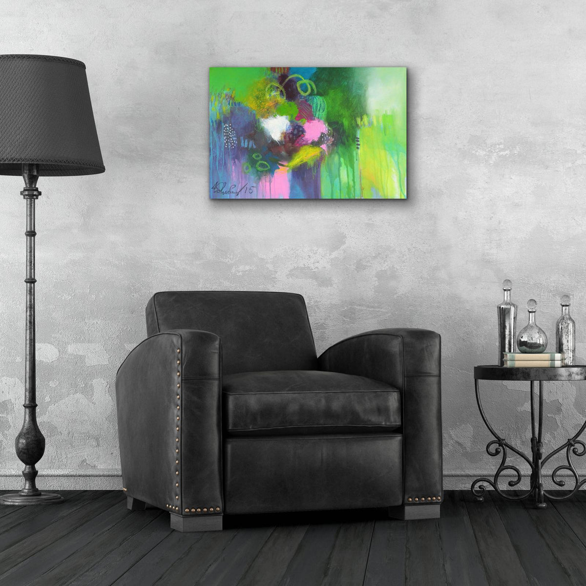 A Day at the Coast 0.6 by Anna Schueler - 24x16 acrylic wall art in a room