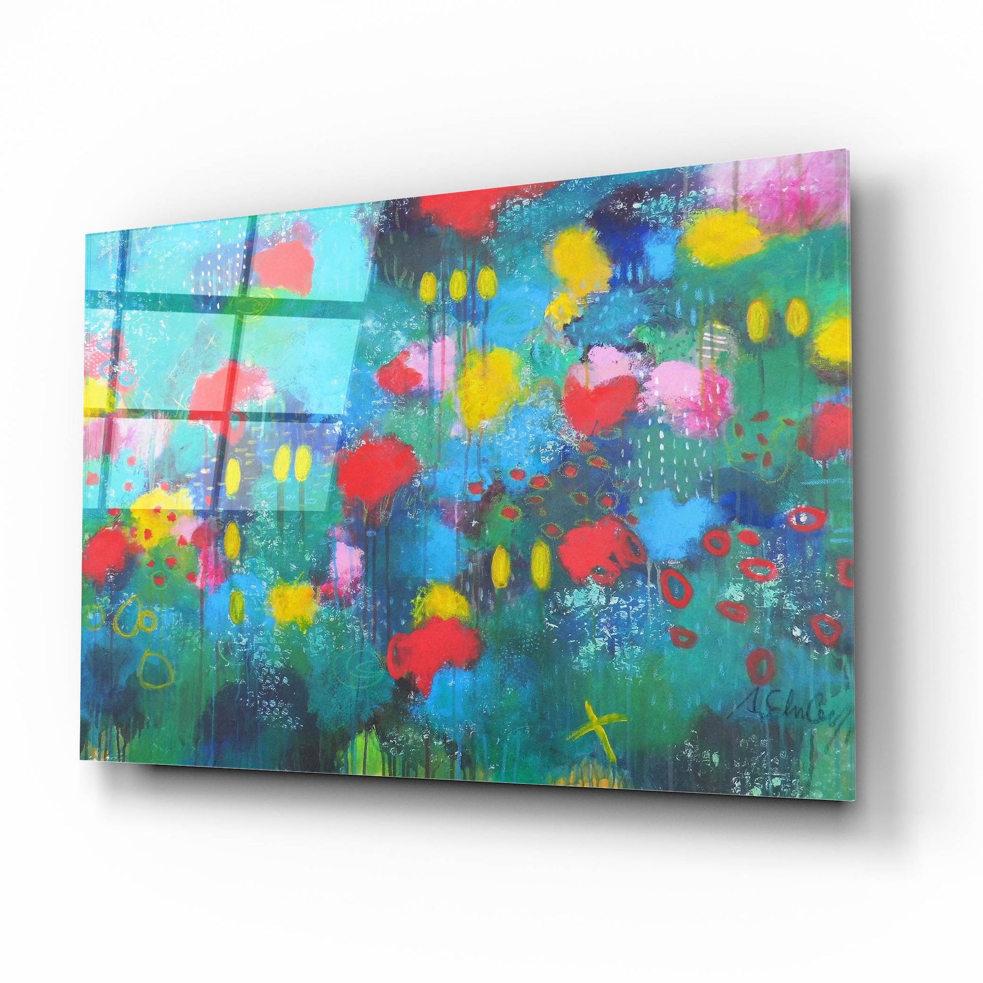 Epic Art ' Hide and Seek' by Anna Schueler, Acrylic Glass Wall Art,16x12