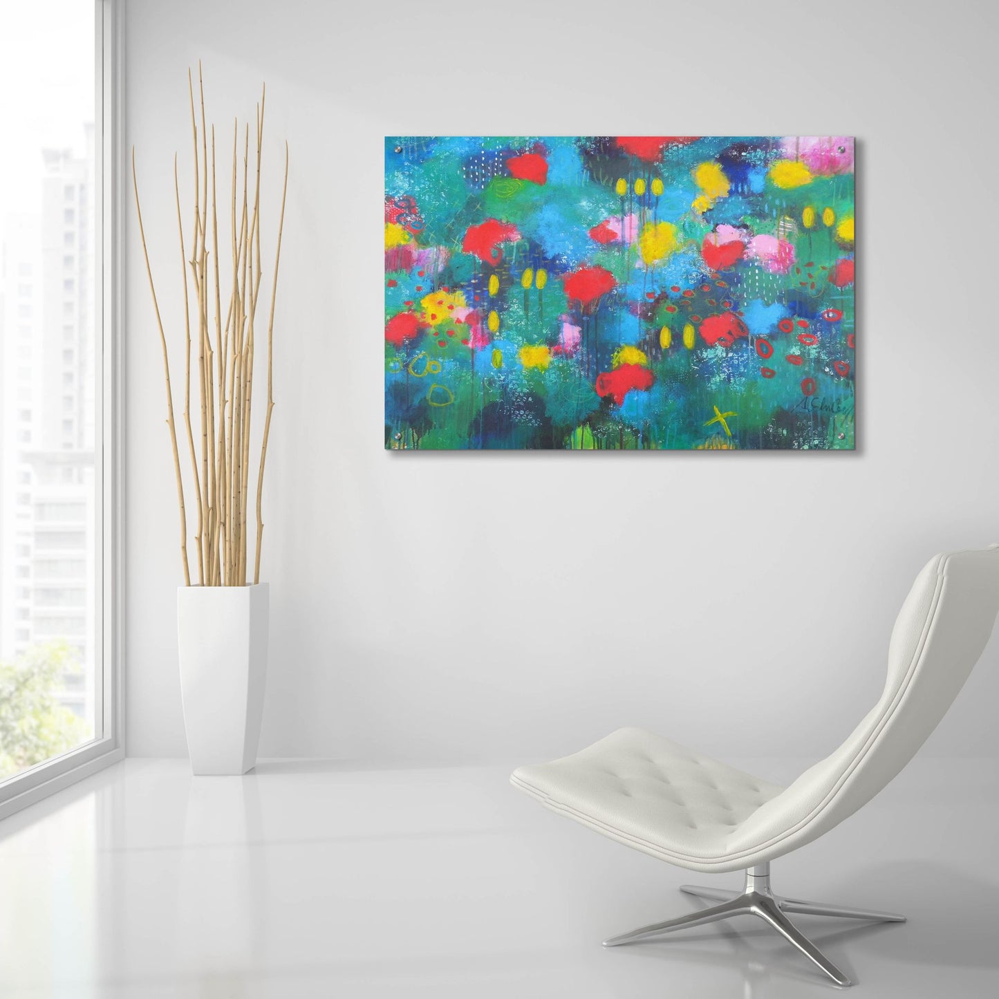 Epic Art ' Hide and Seek' by Anna Schueler, Acrylic Glass Wall Art,36x24