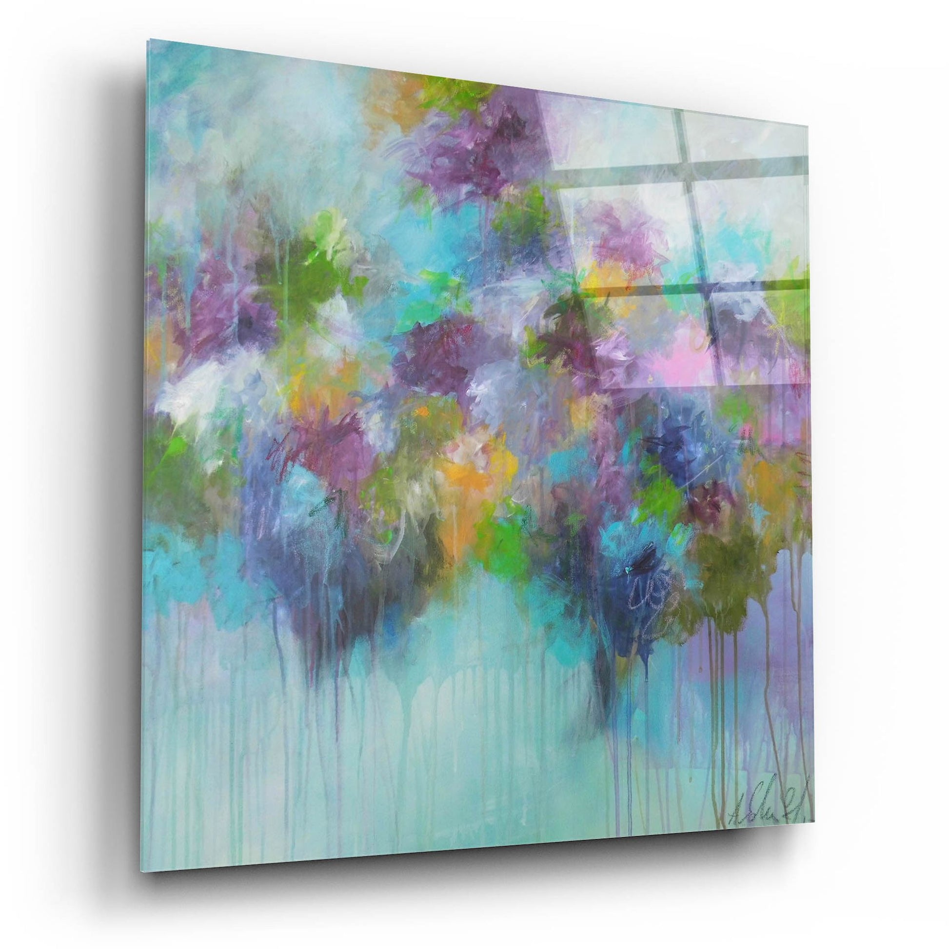 Epic Art ' Don't Hold Back The Feeling' by Anna Schueler, Acrylic Glass Wall Art,12x12