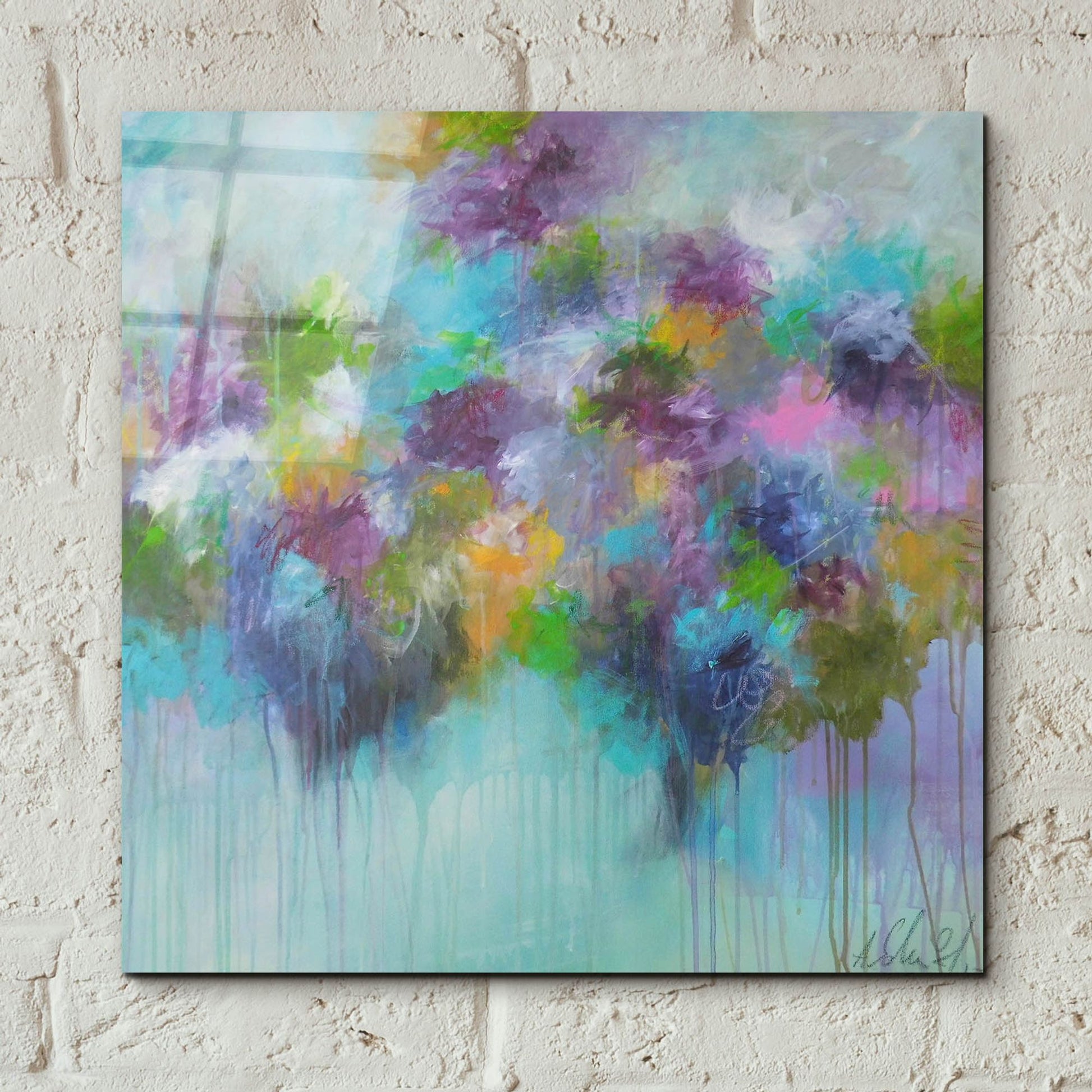 Epic Art ' Don't Hold Back The Feeling' by Anna Schueler, Acrylic Glass Wall Art,12x12