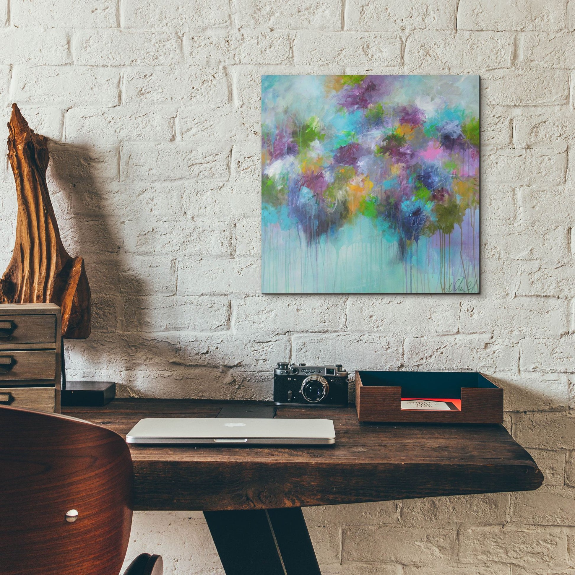 Epic Art ' Don't Hold Back The Feeling' by Anna Schueler, Acrylic Glass Wall Art,12x12
