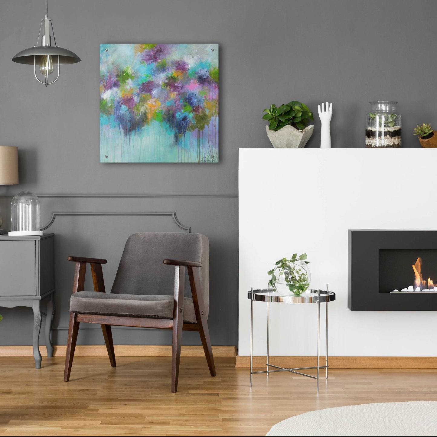 Epic Art ' Don't Hold Back The Feeling' by Anna Schueler, Acrylic Glass Wall Art,24x24