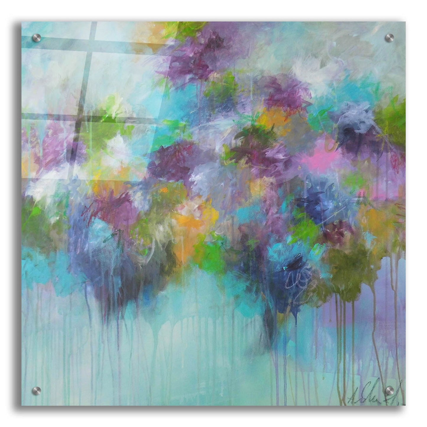 Epic Art ' Don't Hold Back The Feeling' by Anna Schueler, Acrylic Glass Wall Art,24x24