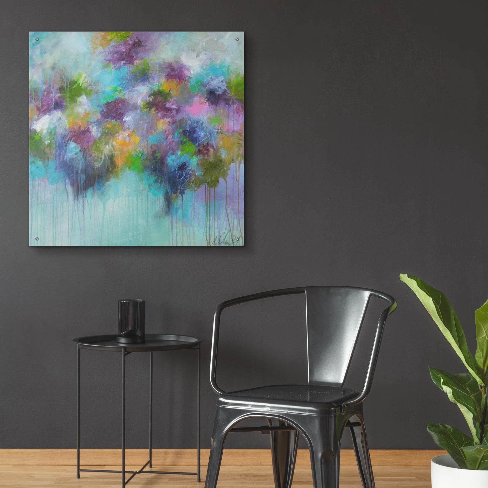 Epic Art ' Don't Hold Back The Feeling' by Anna Schueler, Acrylic Glass Wall Art,36x36