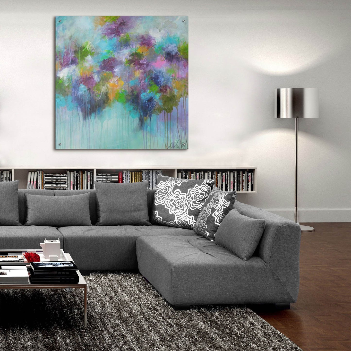 Epic Art ' Don't Hold Back The Feeling' by Anna Schueler, Acrylic Glass Wall Art,36x36