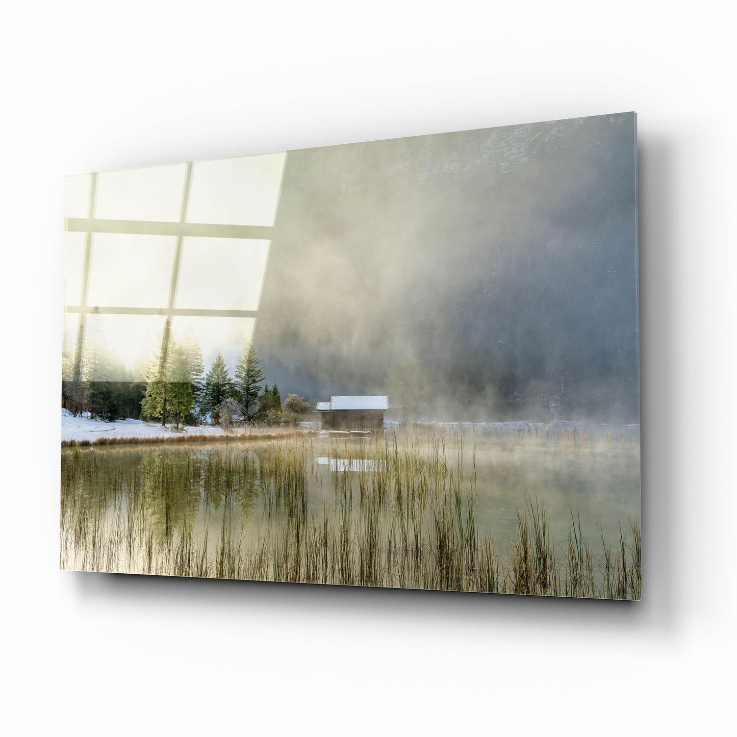 Epic Art ' First Touch of Snow' by Anne Schneidersmann, Acrylic Glass Wall Art,16x12