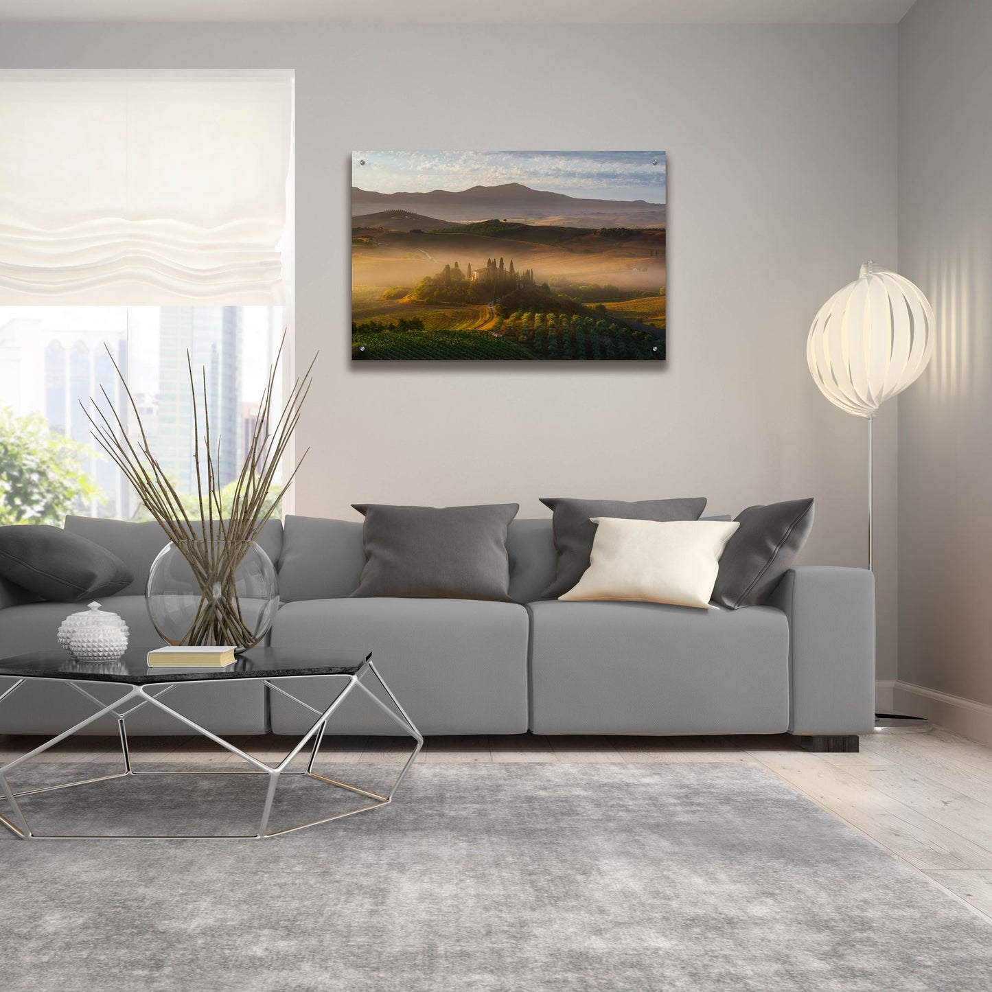 Epic Art ' Il Belvedere' by Anne Schneidersmann, Acrylic Glass Wall Art,36x24