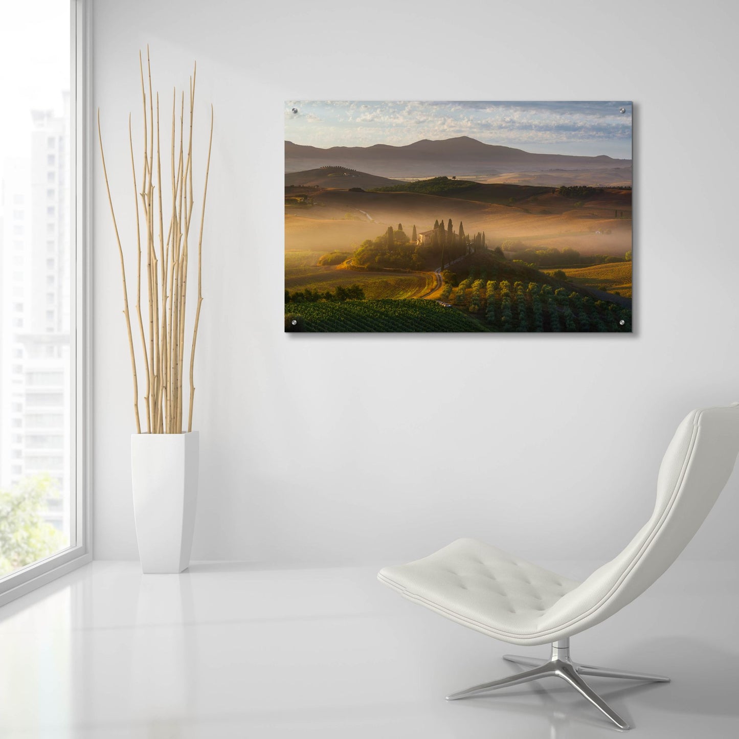 Epic Art ' Il Belvedere' by Anne Schneidersmann, Acrylic Glass Wall Art,36x24