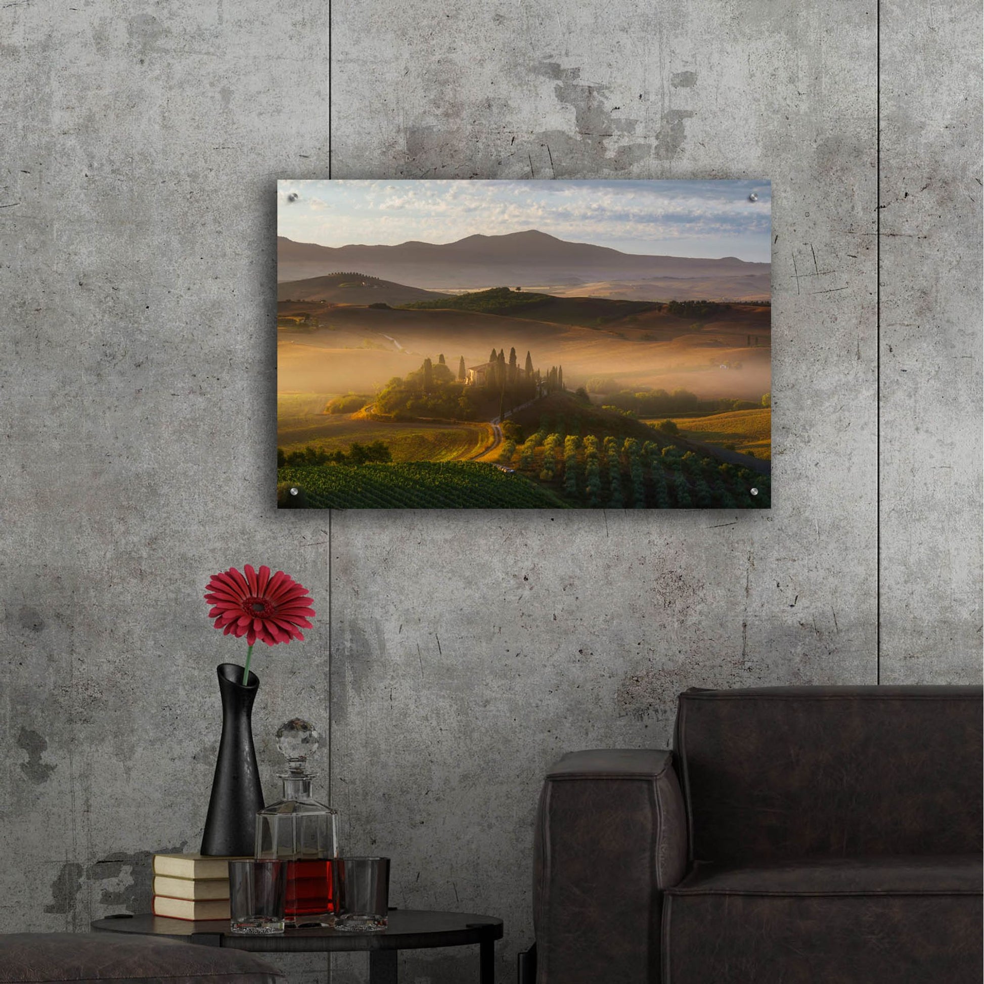 Epic Art ' Il Belvedere' by Anne Schneidersmann, Acrylic Glass Wall Art,36x24