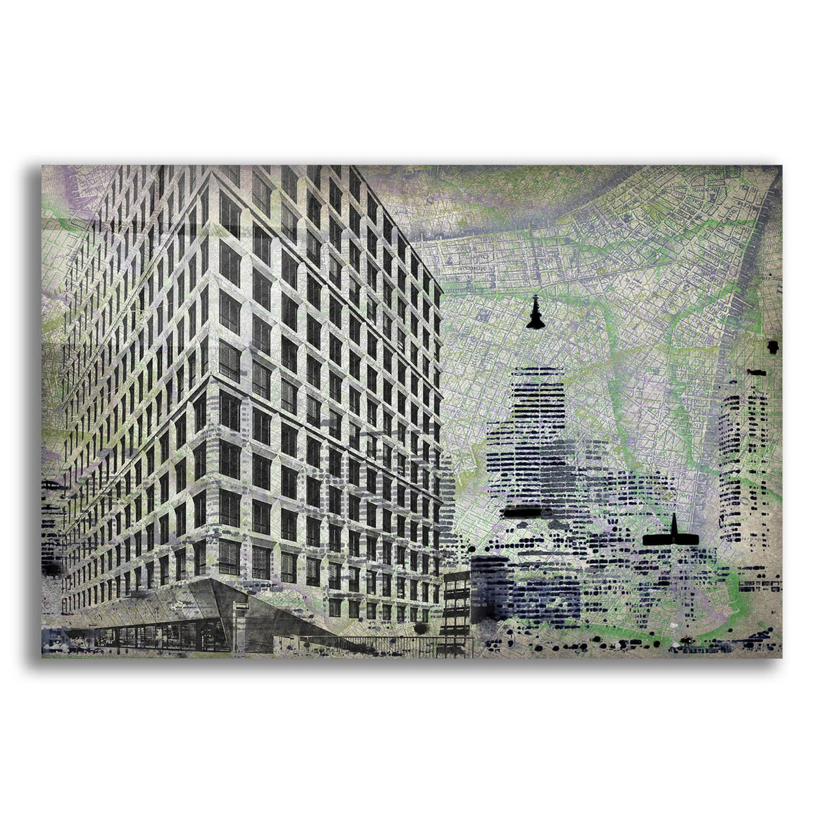 Cityscape I by Art Roberts acrylic glass wall art