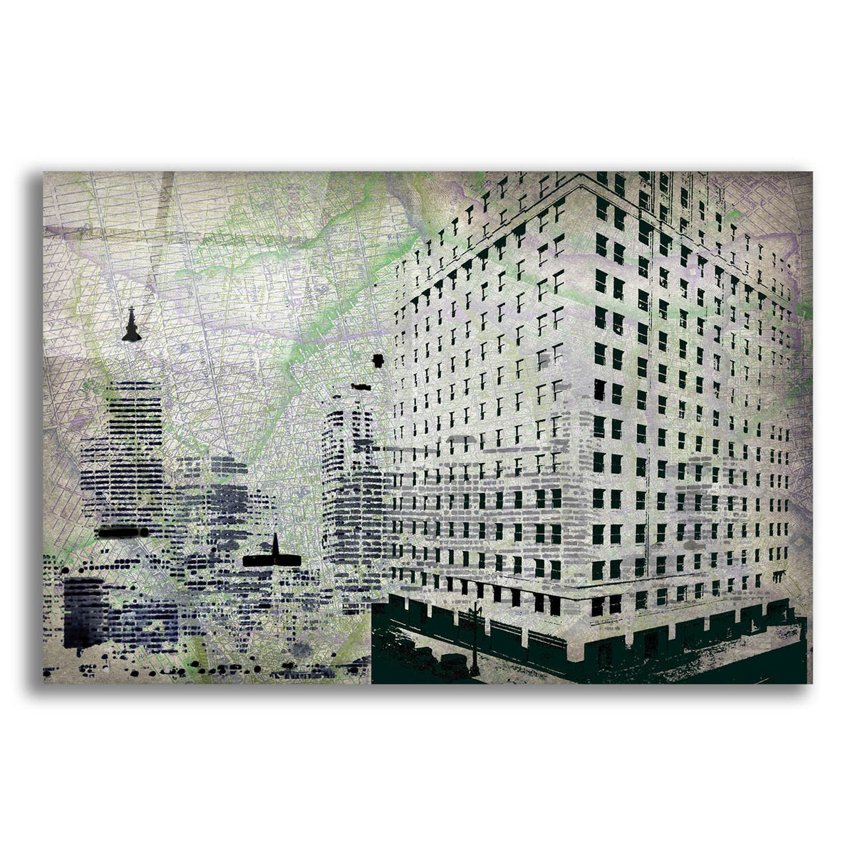 Cityscape II by Art Roberts acrylic glass wall art