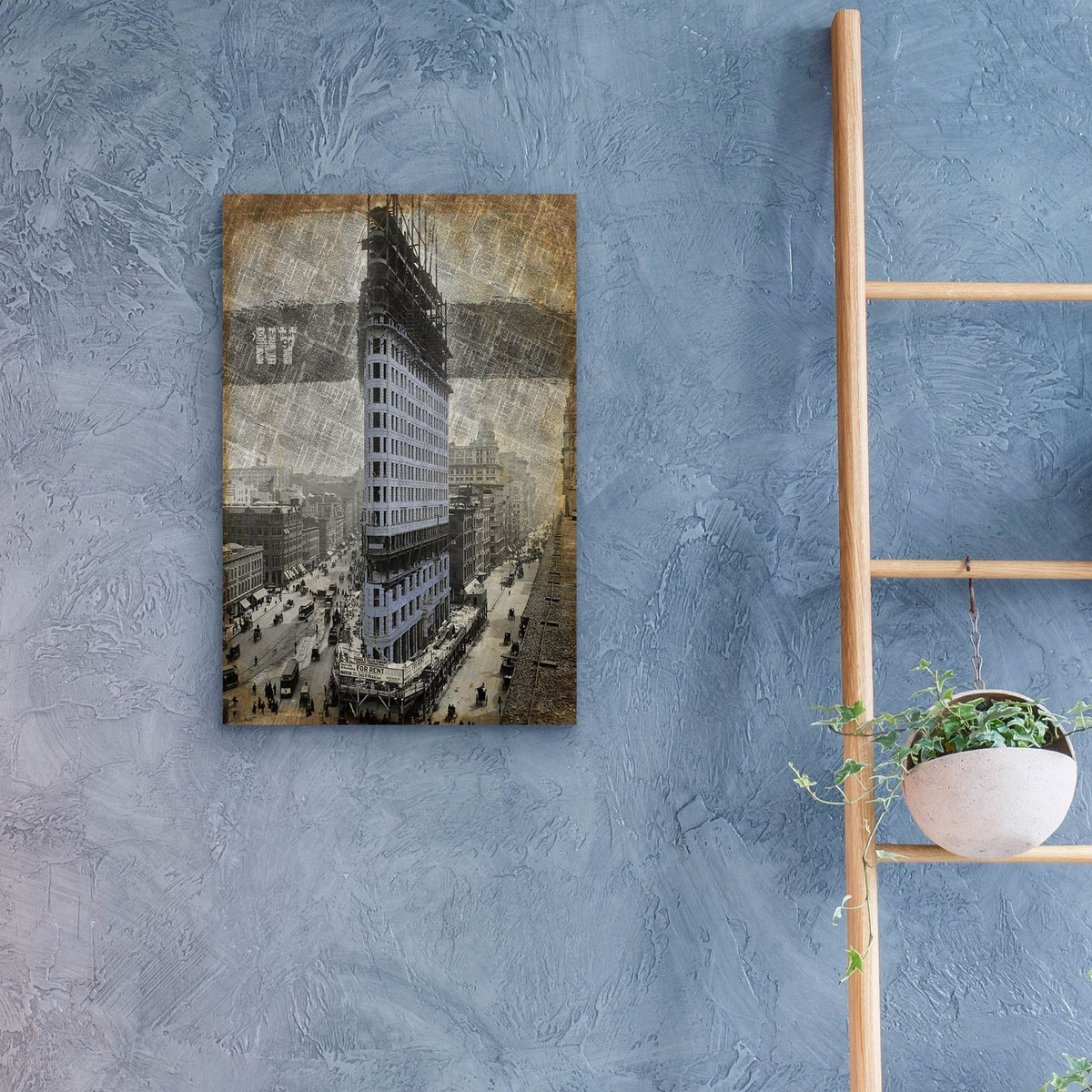 New York I by Art Roberts - 16x24 acrylic wall art in a room