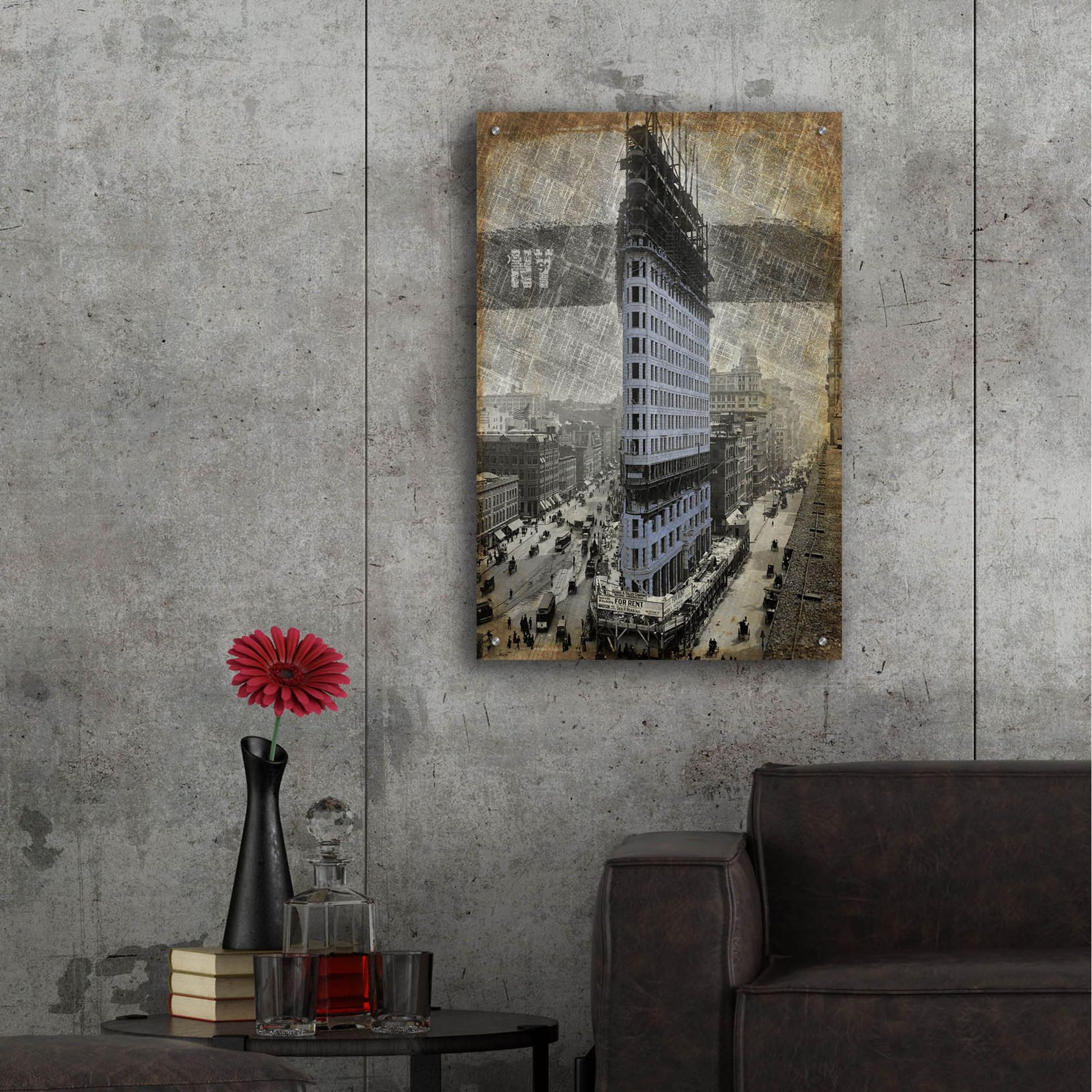 Epic Art ' New York I' by Art Roberts, Acrylic Glass Wall Art,24x36