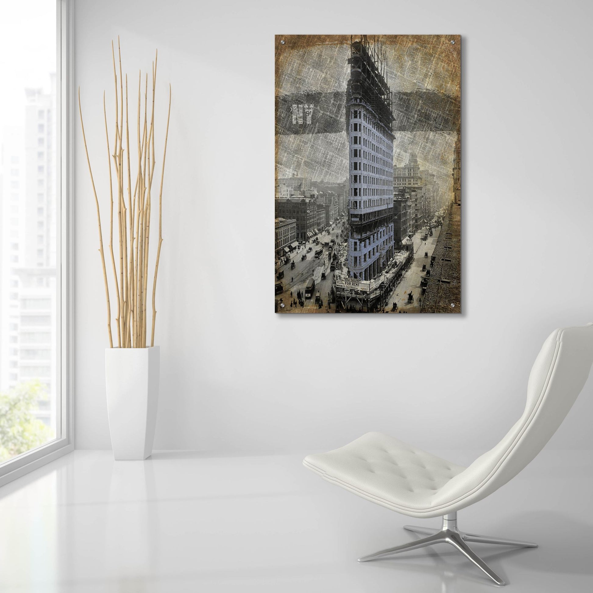 Epic Art ' New York I' by Art Roberts, Acrylic Glass Wall Art,24x36