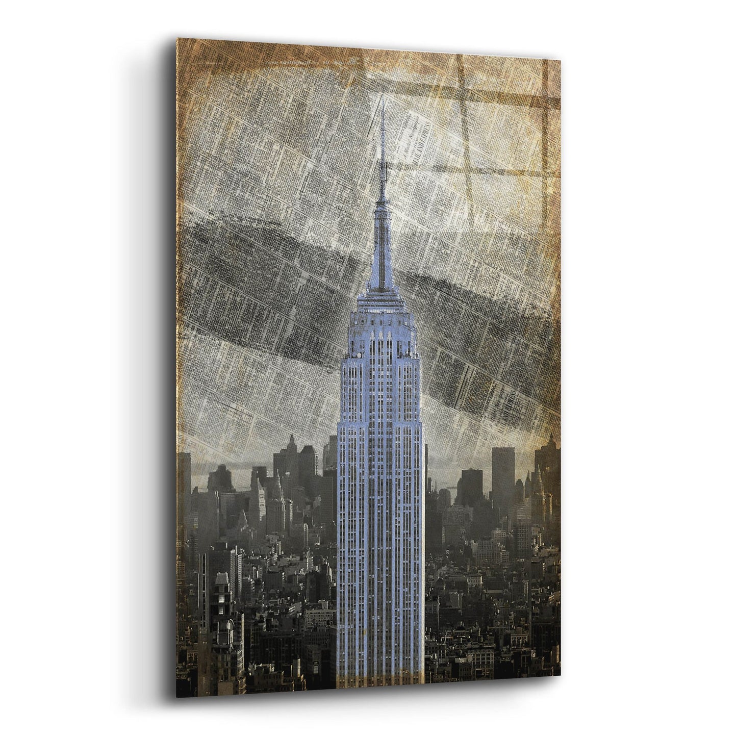 Epic Art ' New York II' by Art Roberts, Acrylic Glass Wall Art,12x16