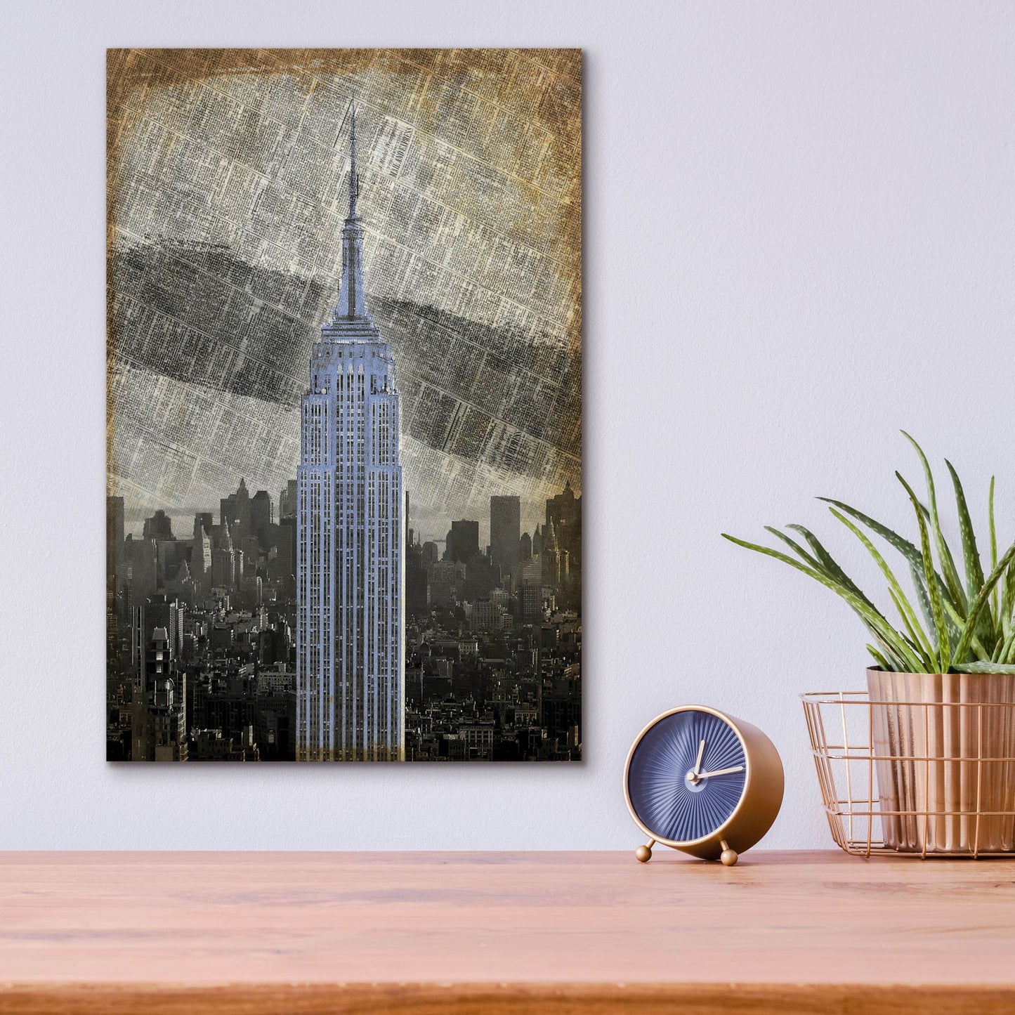 Epic Art ' New York II' by Art Roberts, Acrylic Glass Wall Art,12x16