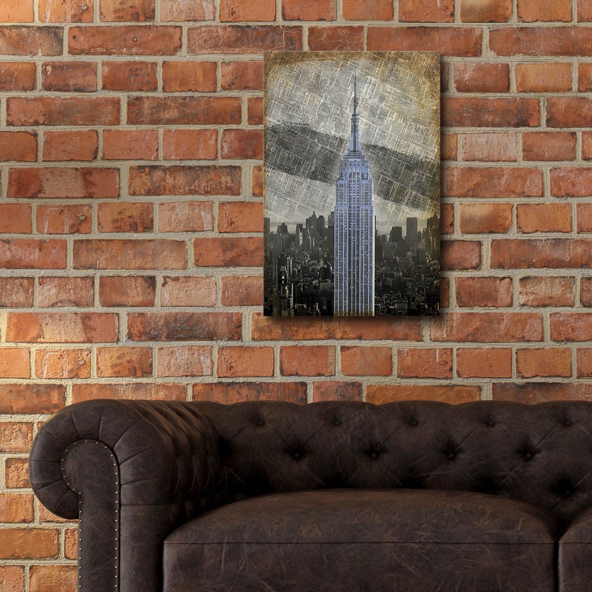 Epic Art ' New York II' by Art Roberts, Acrylic Glass Wall Art,16x24