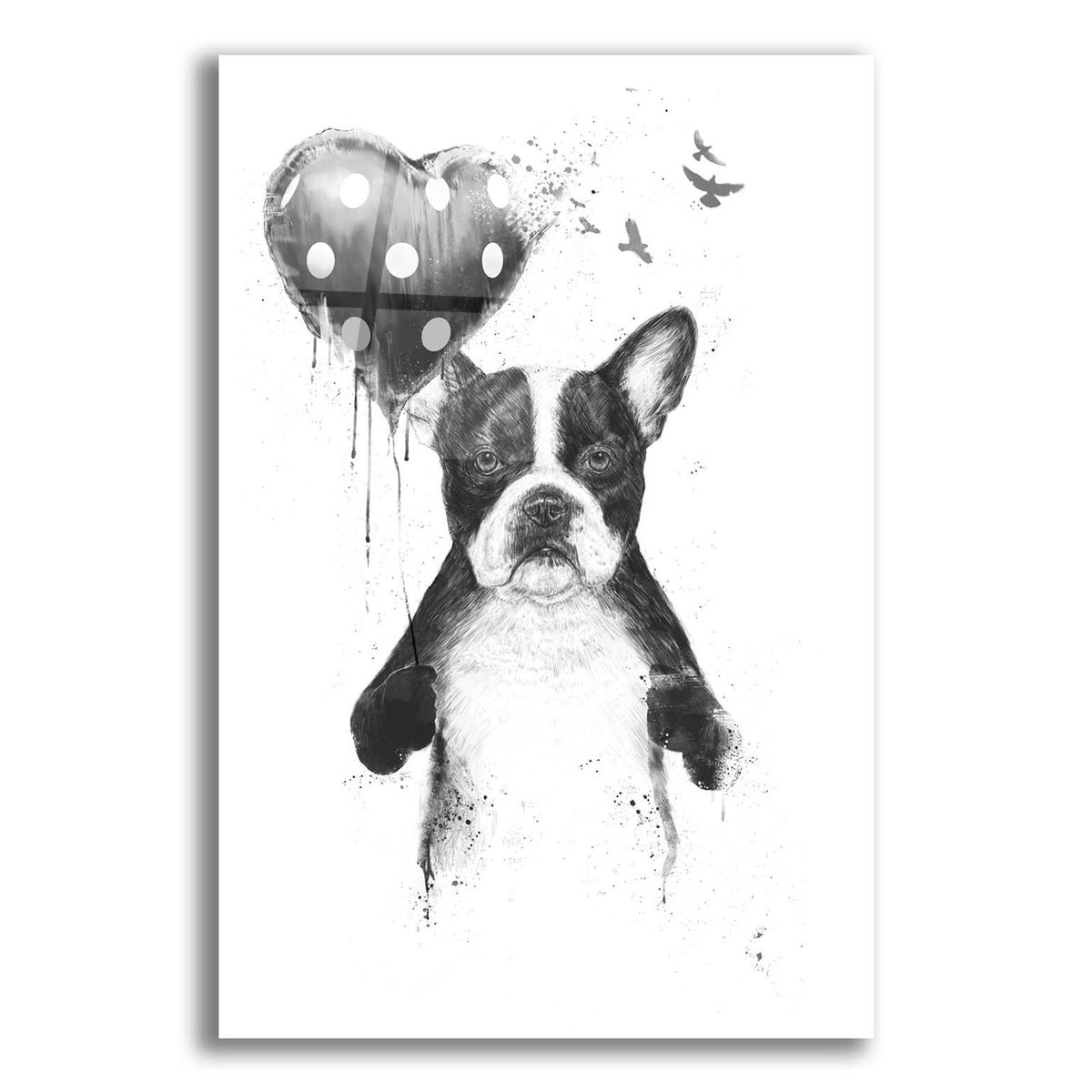 My Heart Goes Boom by Balazs Solti acrylic glass wall art