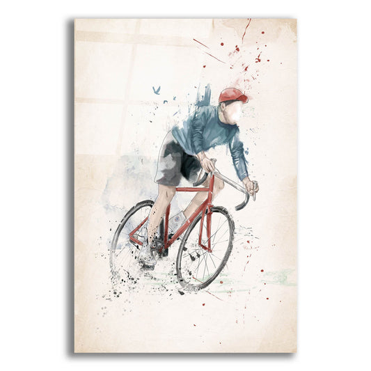 Epic Art ' I Want to Ride My Bicycle' by Balazs Solti, Acrylic Glass Wall Art