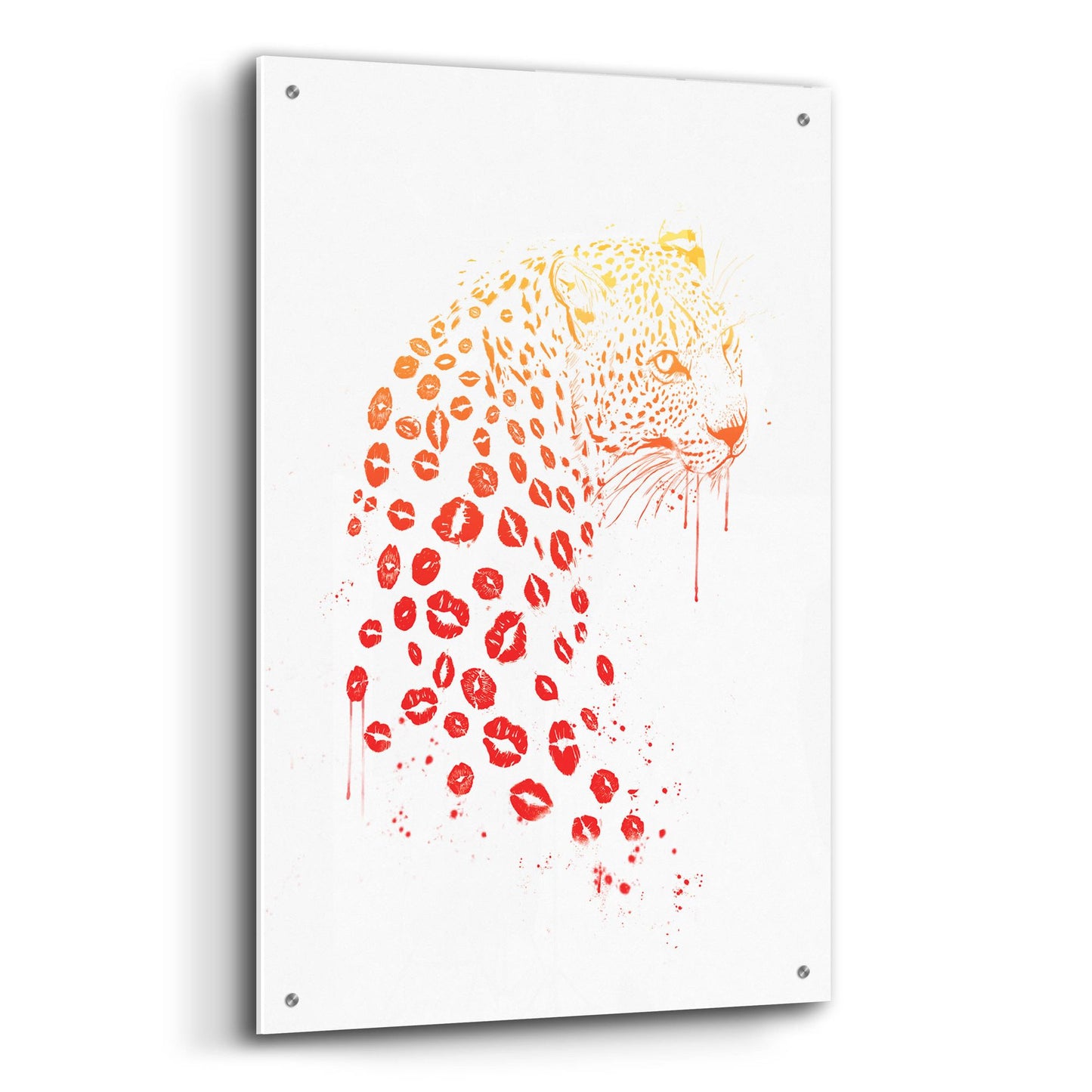 Epic Art ' Kiss Me' by Balazs Solti, Acrylic Glass Wall Art,24x36