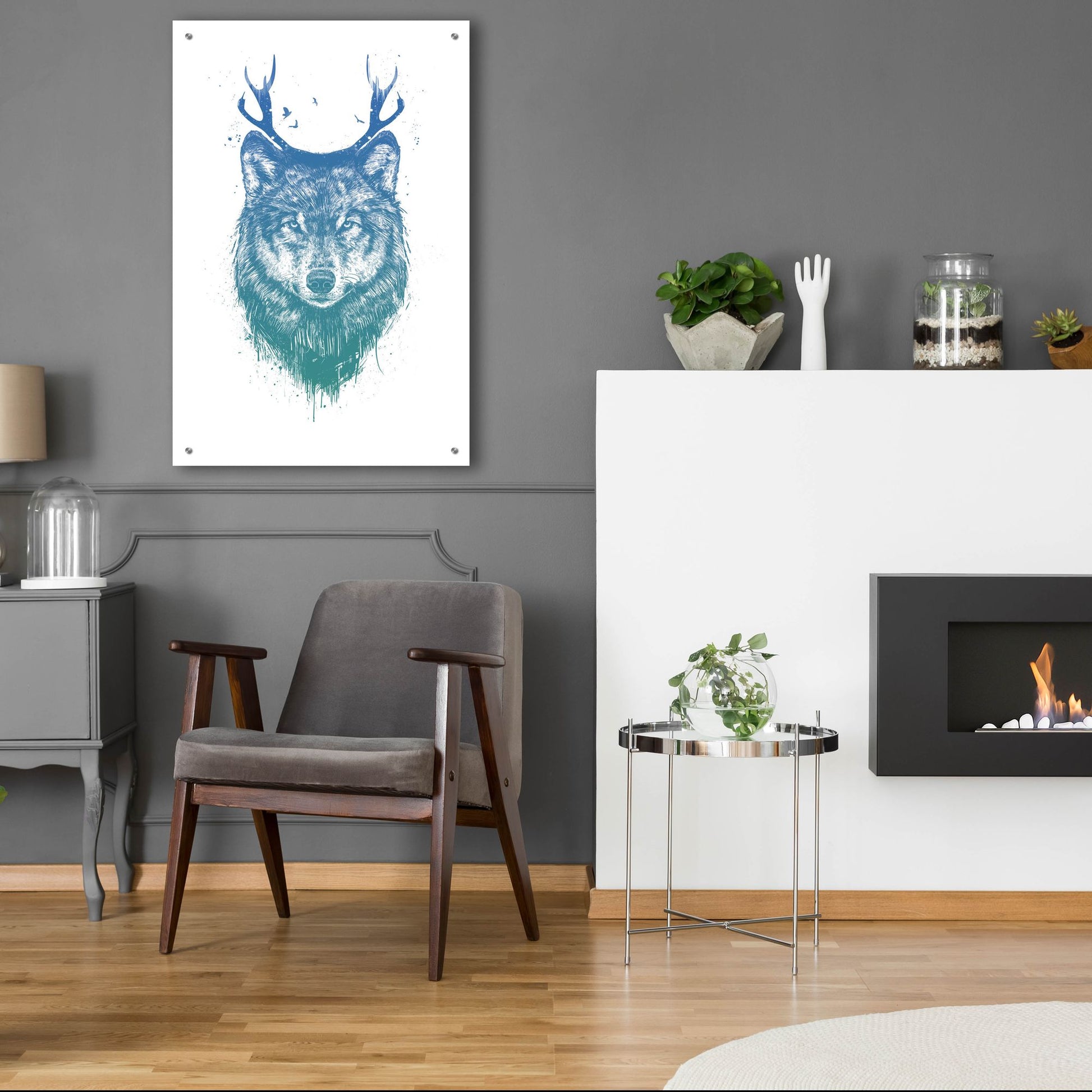 Epic Art ' I'm Your Deer' by Balazs Solti, Acrylic Glass Wall Art,24x36