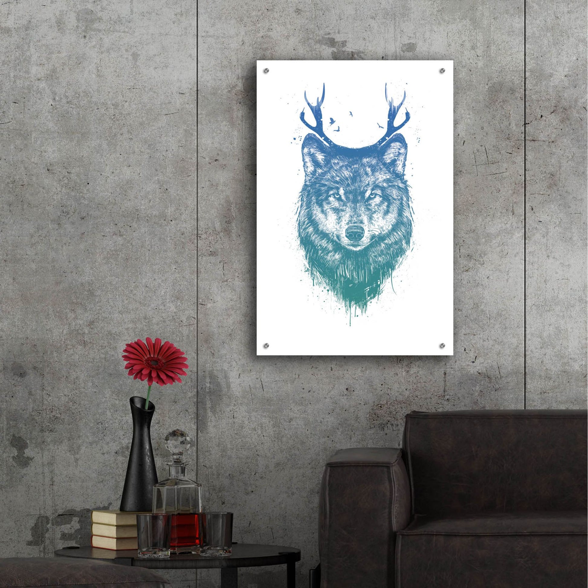 Epic Art ' I'm Your Deer' by Balazs Solti, Acrylic Glass Wall Art,24x36