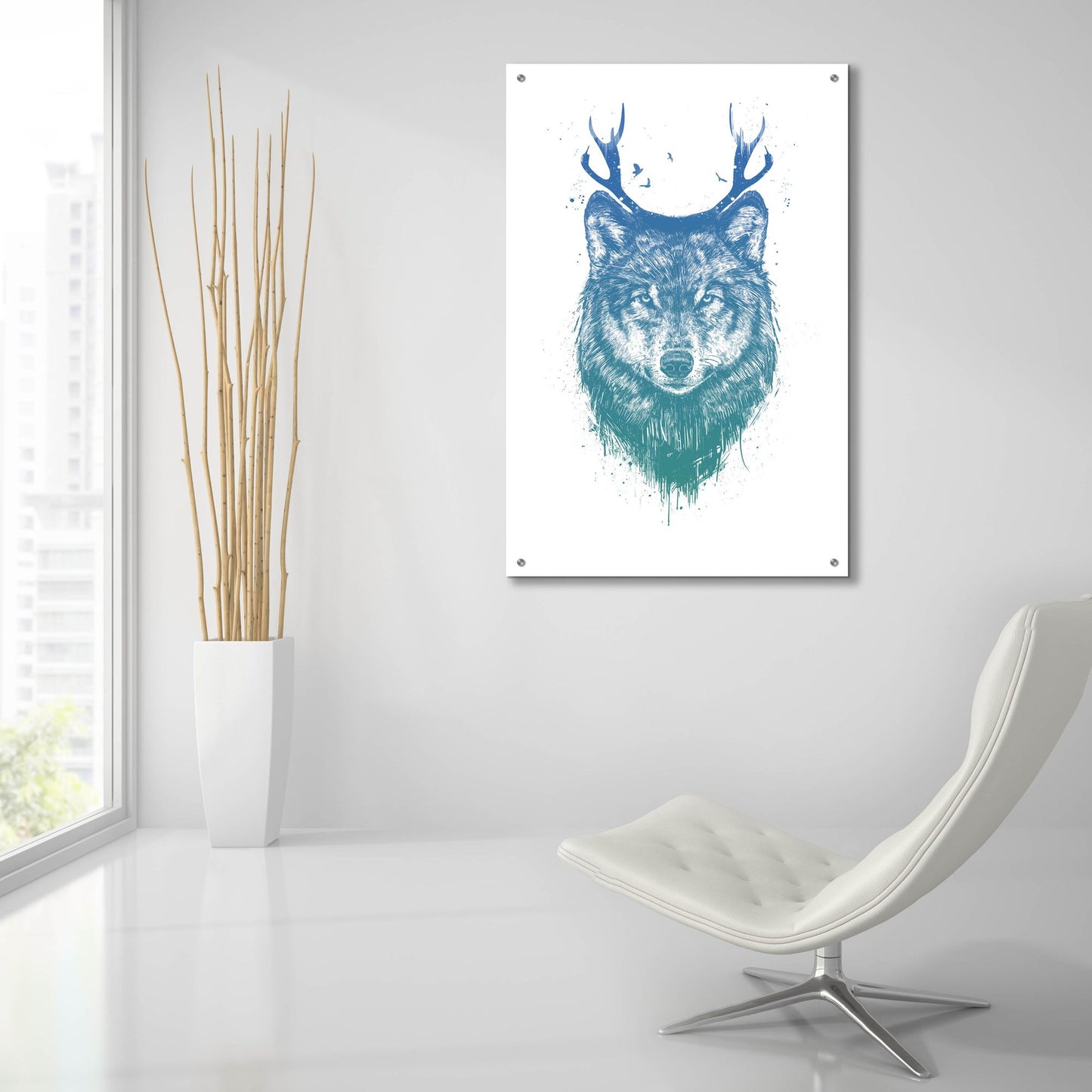 Epic Art ' I'm Your Deer' by Balazs Solti, Acrylic Glass Wall Art,24x36