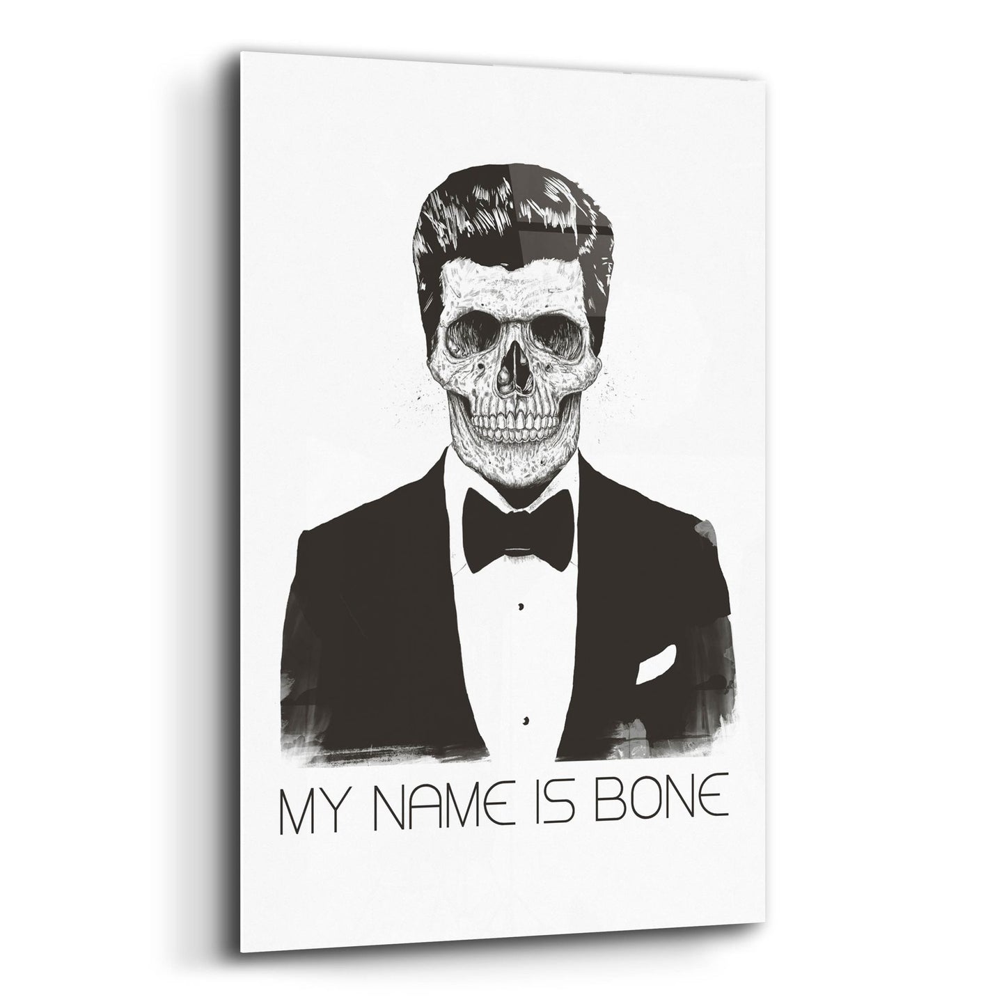 Epic Art ' My Name is Bone' by Balazs Solti, Acrylic Glass Wall Art,12x16