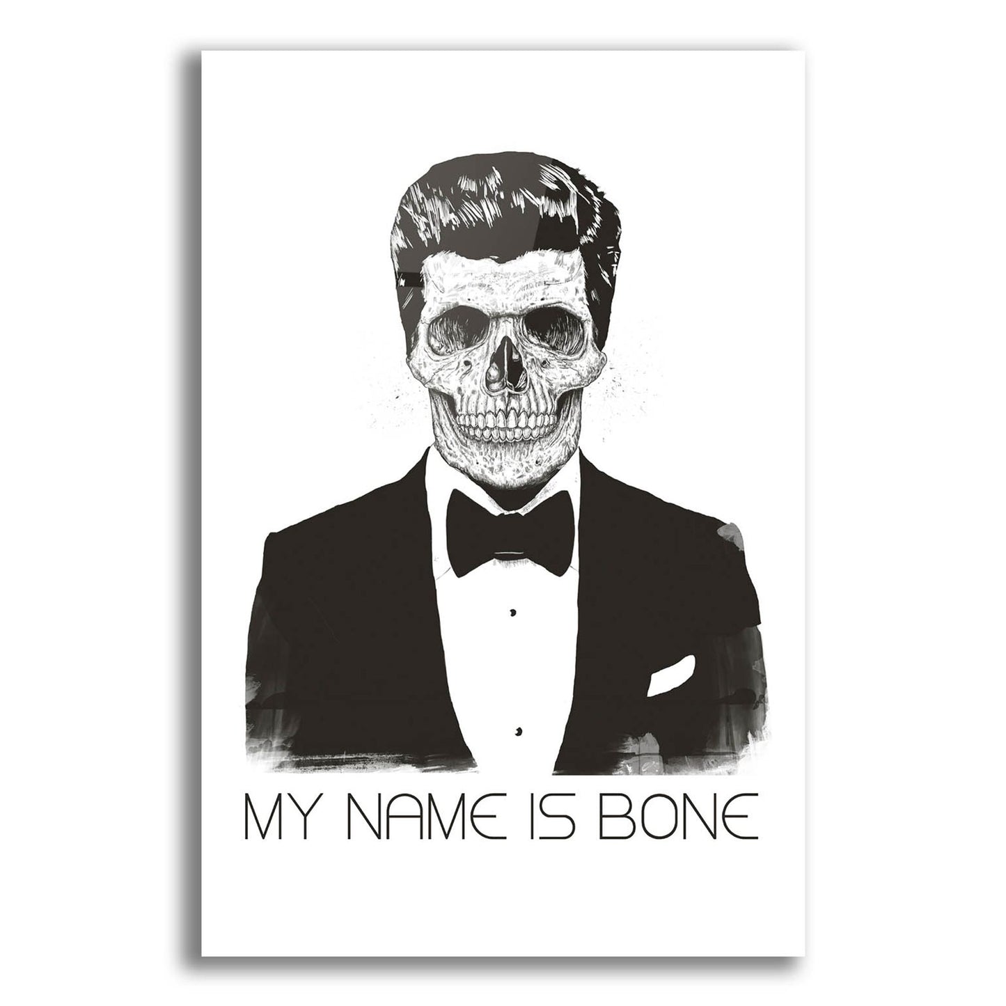 Epic Art ' My Name is Bone' by Balazs Solti, Acrylic Glass Wall Art