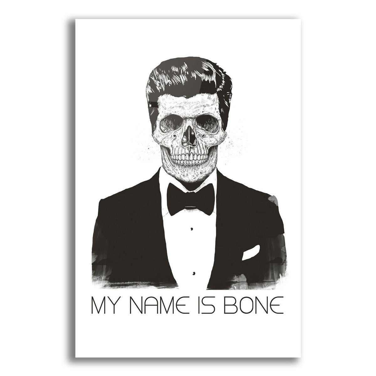My Name is Bone by Balazs Solti acrylic glass wall art