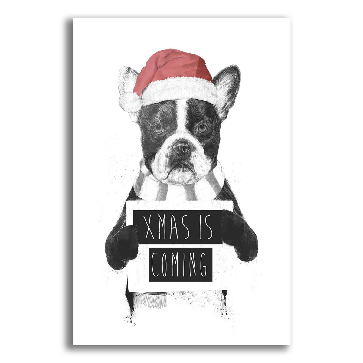 Xmas is Coming by Balazs Solti acrylic glass wall art