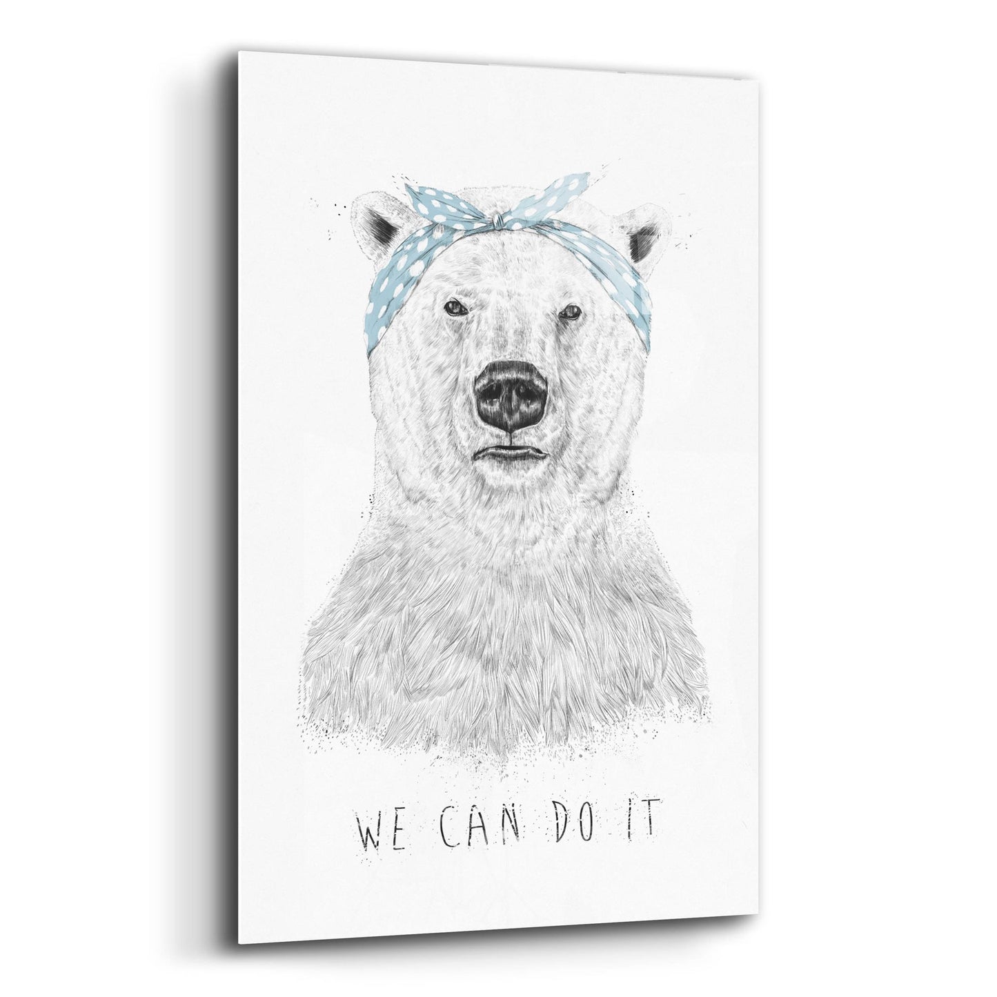 Epic Art ' We Can Do It' by Balazs Solti, Acrylic Glass Wall Art,12x16