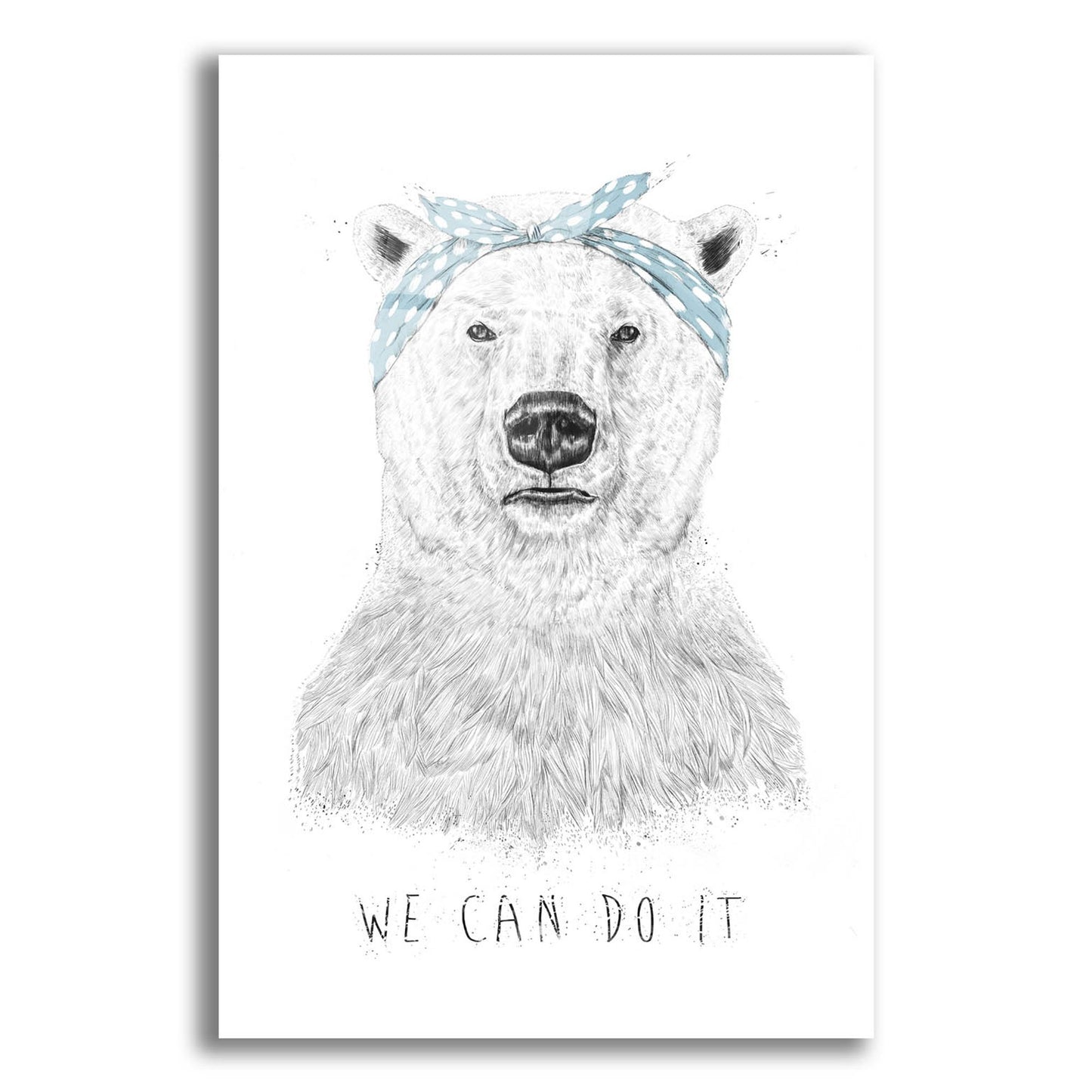 Epic Art ' We Can Do It' by Balazs Solti, Acrylic Glass Wall Art