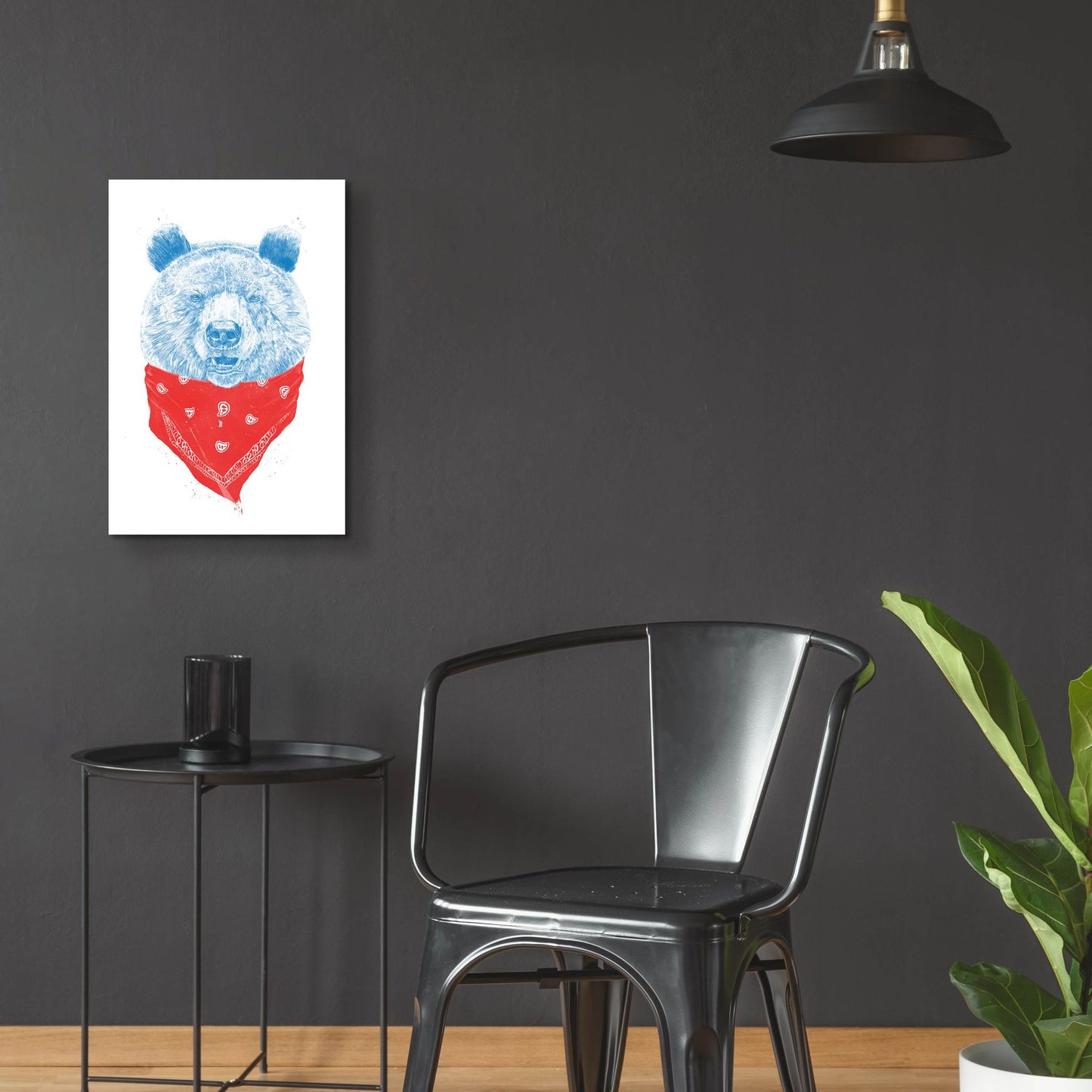 Epic Art ' Wild Bear' by Balazs Solti, Acrylic Glass Wall Art,16x24