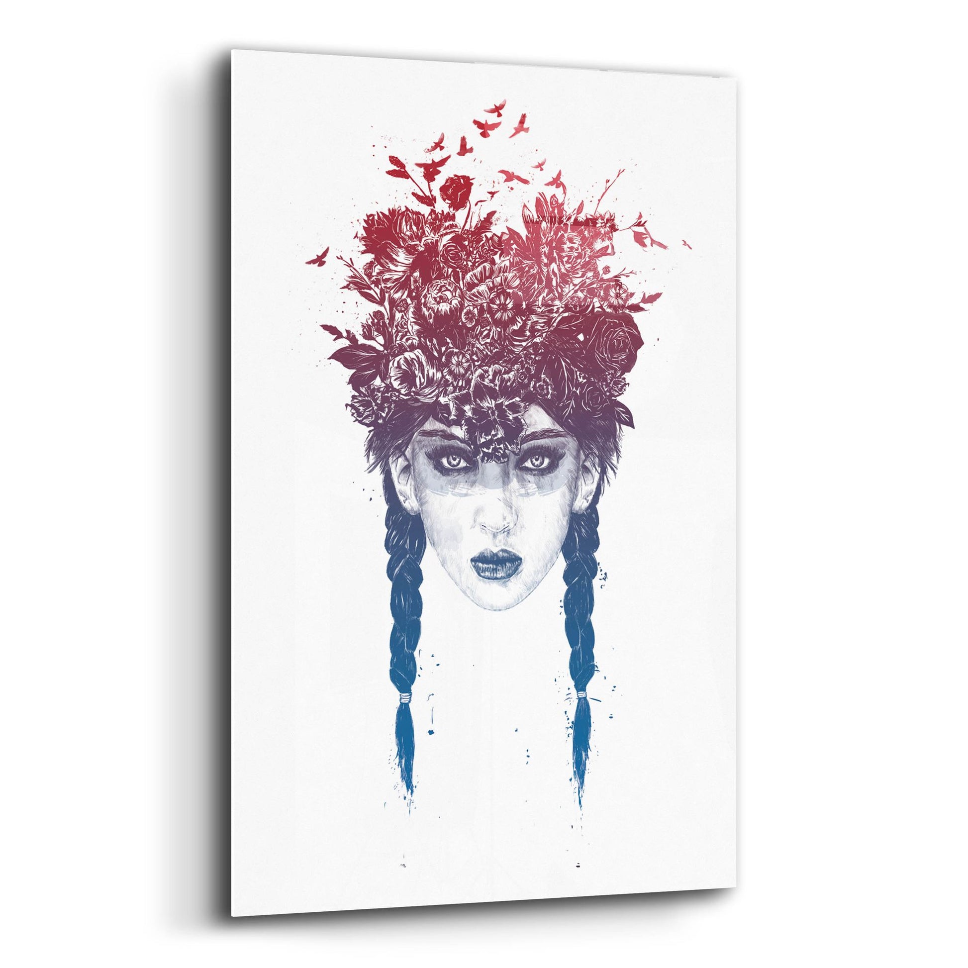 Epic Art ' Summer Queen 2' by Balazs Solti, Acrylic Glass Wall Art,12x16