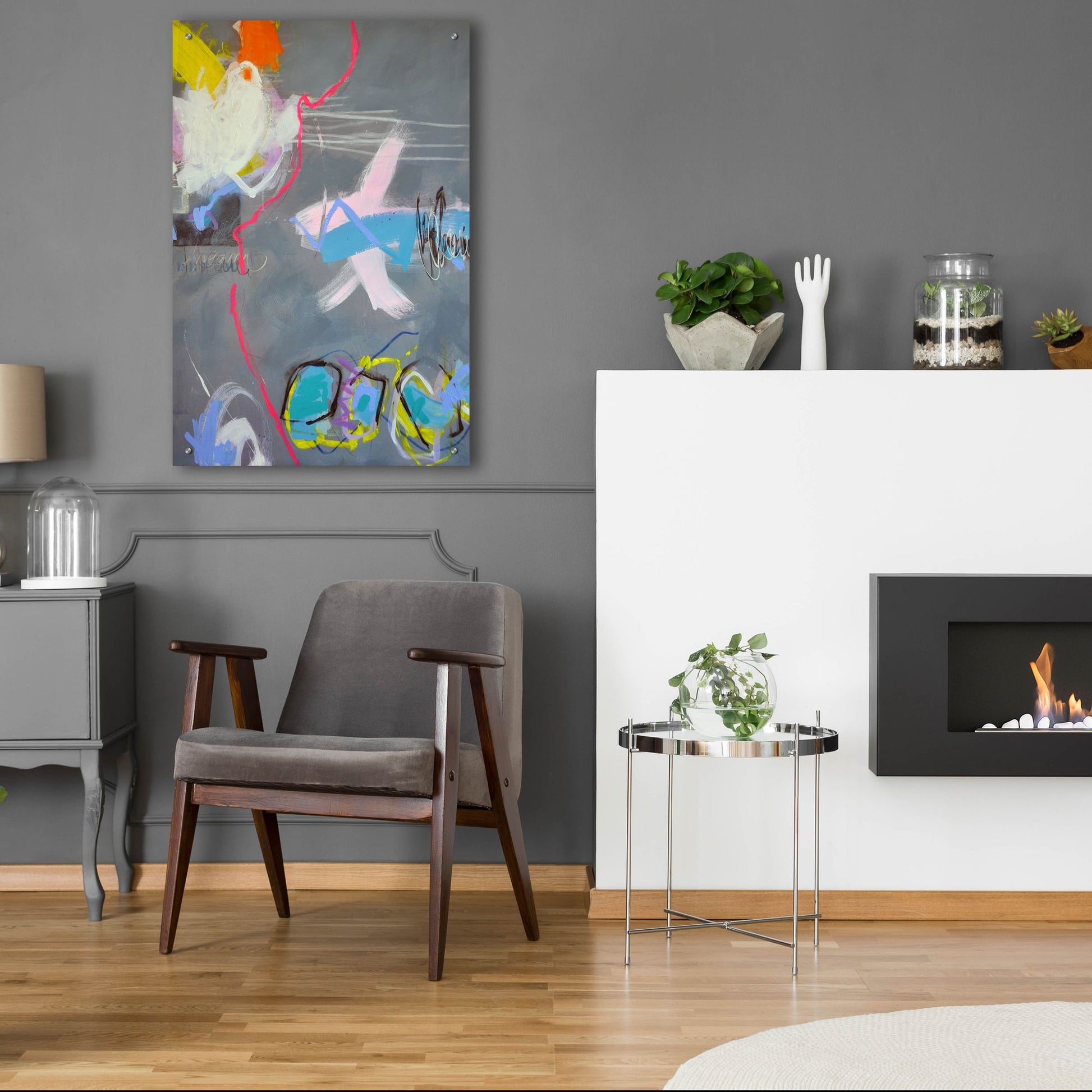 Epic Art ' A Dream 2' by Bea Garding Schubert, Acrylic Glass Wall Art,24x36