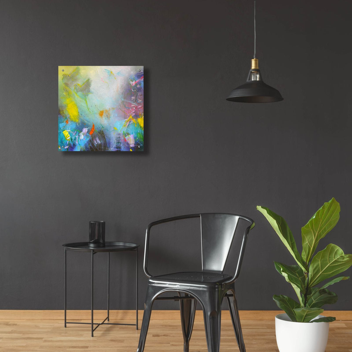 I Saw a New Heaven by Bea Garding Schubert - 24x24 acrylic wall art in a room