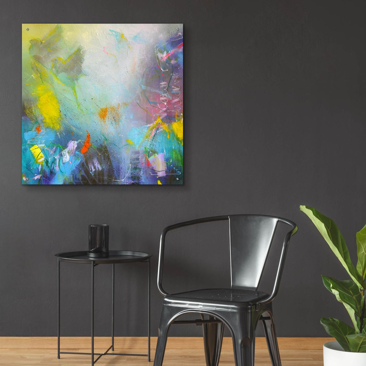 I Saw a New Heaven by Bea Garding Schubert - 36x36 acrylic wall art in a room