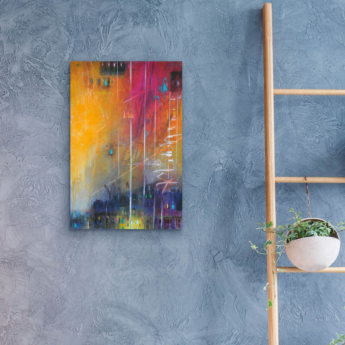 Light 17 by Bea Garding Schubert - 16x24 acrylic wall art in a room