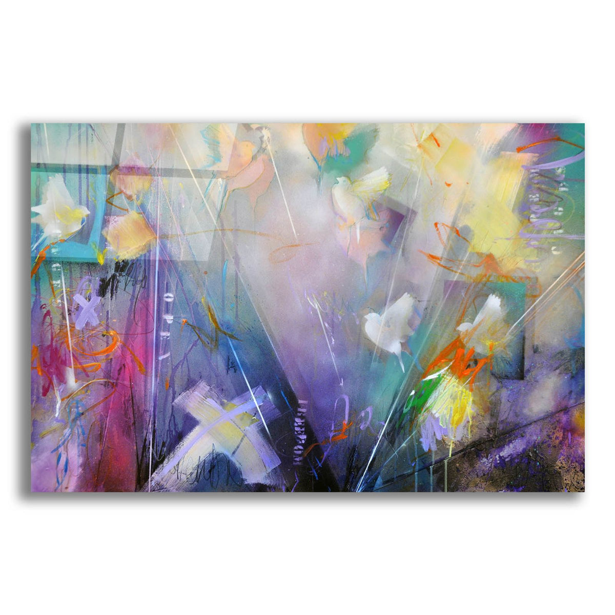 Open Cages 12 by Bea Garding Schubert acrylic glass wall art