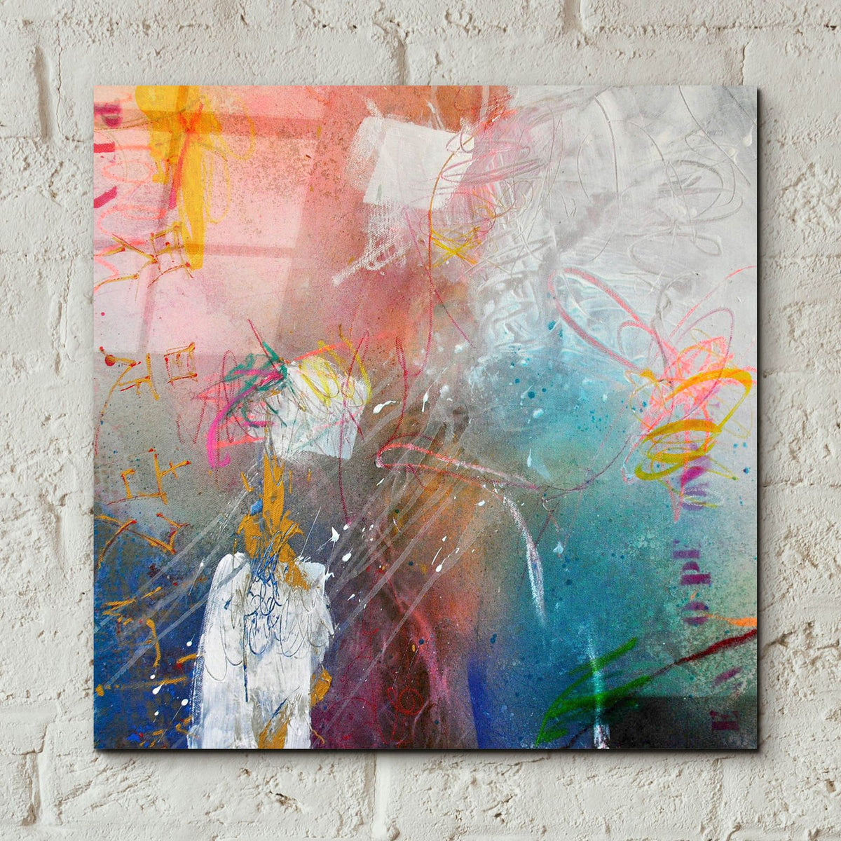 Open Your Mind 1 by Bea Garding Schubert - 12x12 acrylic wall art in a room
