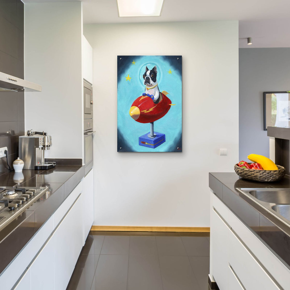 Boston Rocket by Brian Rubenacker - 24x36 acrylic wall art in a room