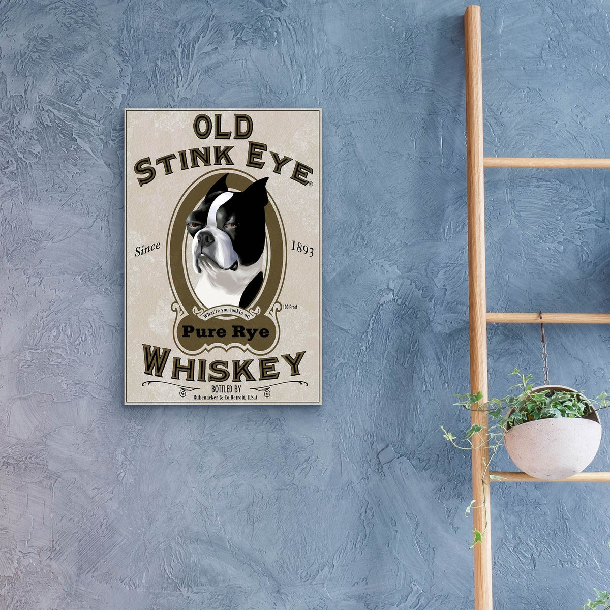 Old Stink Eye by Brian Rubenacker - 16x24 acrylic wall art in a room
