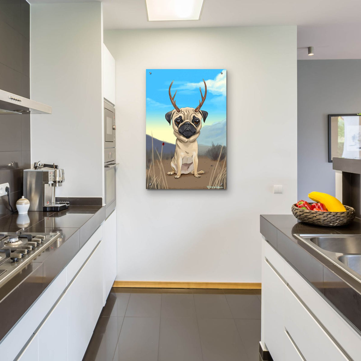 Pugalope by Brian Rubenacker - 24x36 acrylic wall art in a room