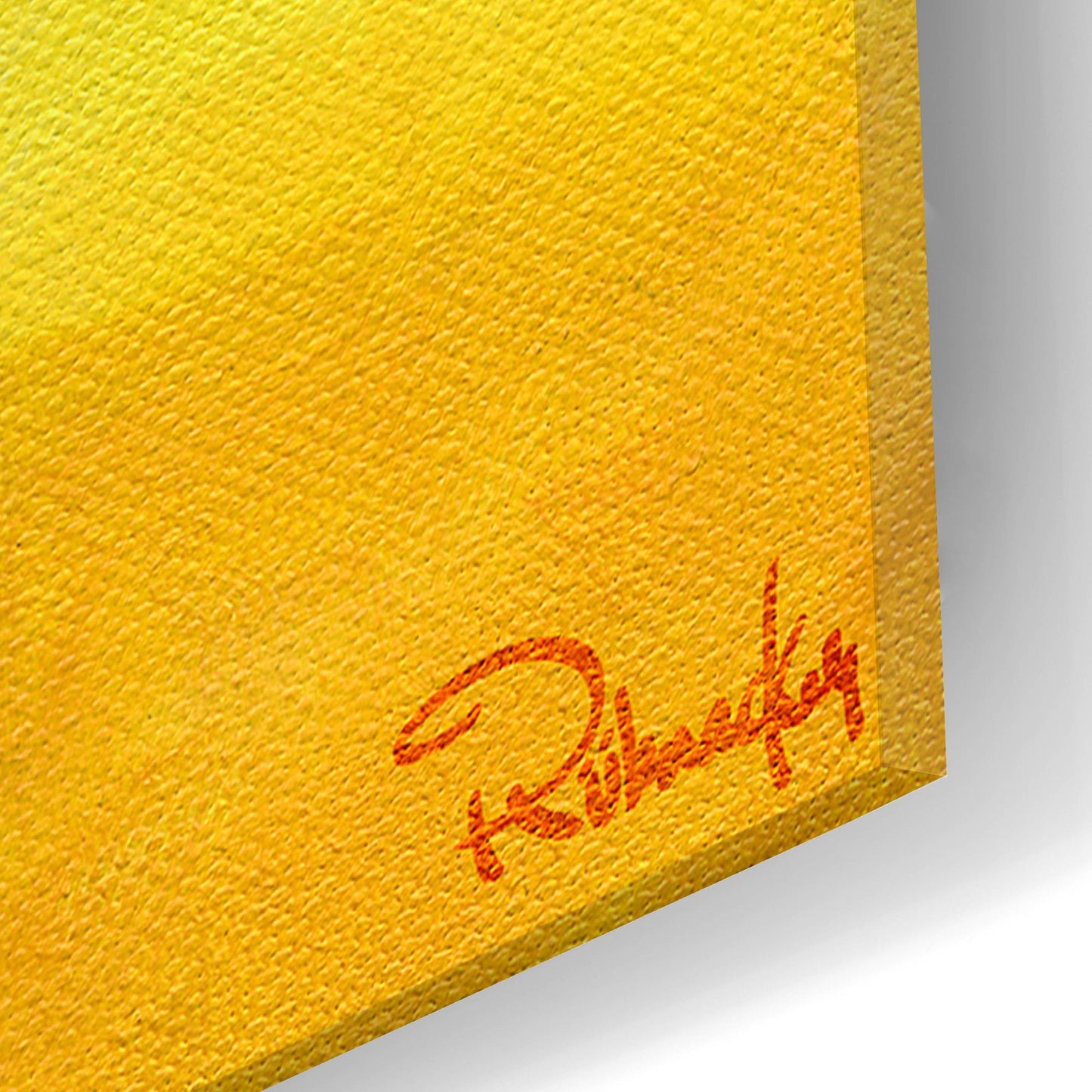 Epic Art ' Rocket Yellow' by Brian Rubenacker, Acrylic Glass Wall Art,16x24