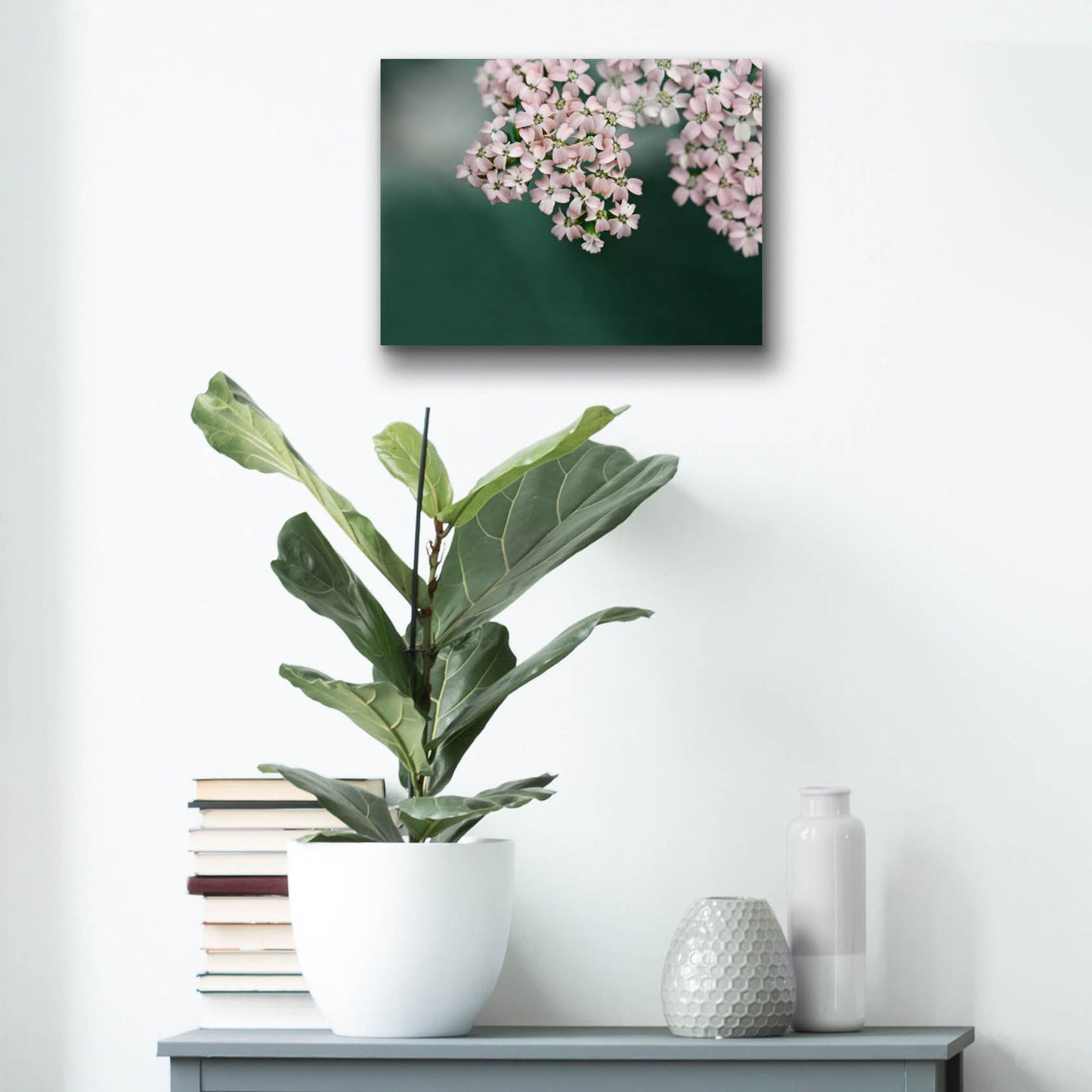 Epic Art ' Blush Pink Flowers' by Brooke T. Ryan, Acrylic Glass Wall Art,16x12