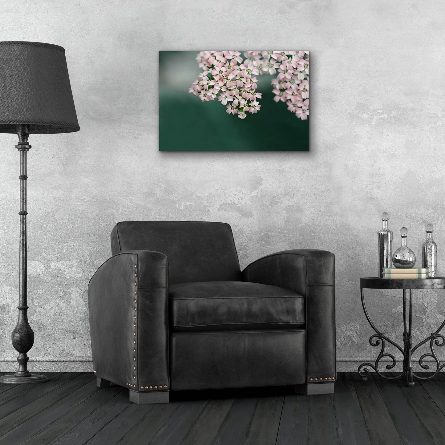 Epic Art ' Blush Pink Flowers' by Brooke T. Ryan, Acrylic Glass Wall Art,24x16