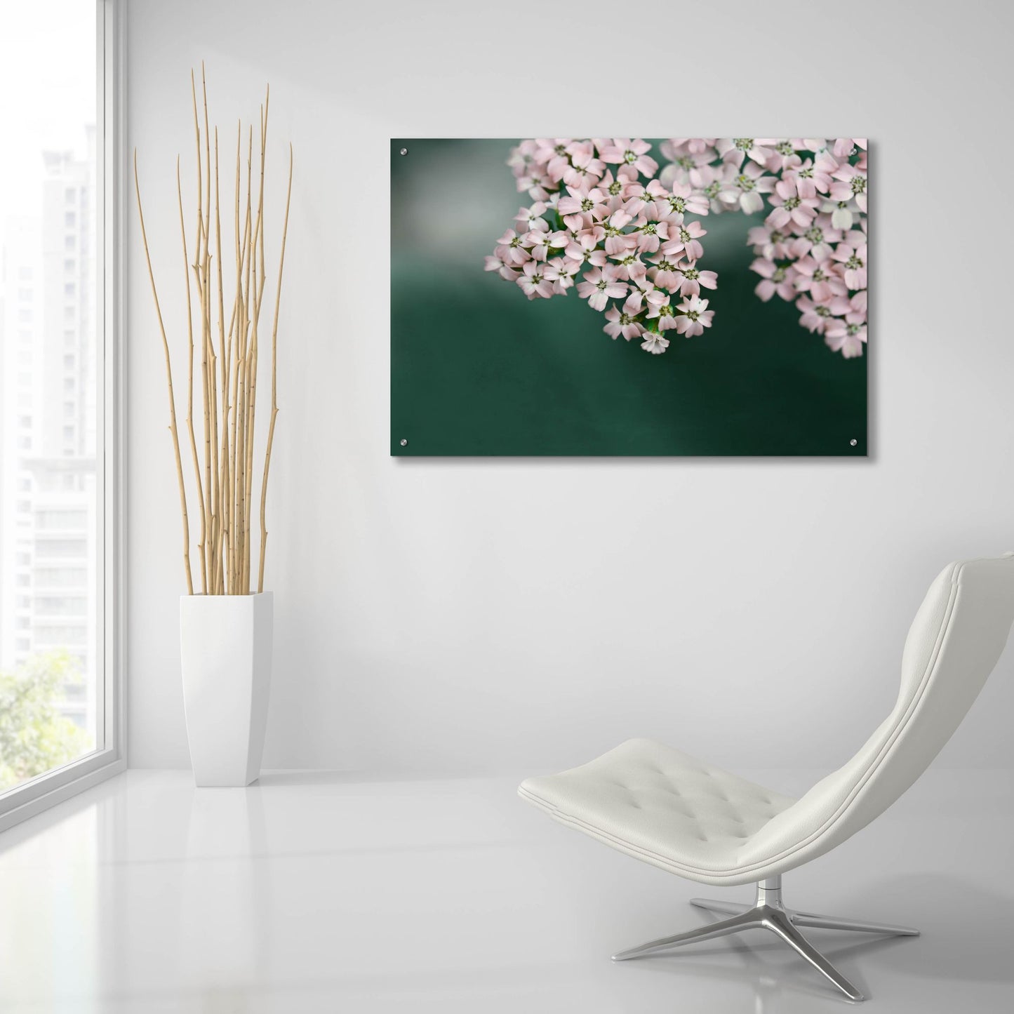 Epic Art ' Blush Pink Flowers' by Brooke T. Ryan, Acrylic Glass Wall Art,36x24