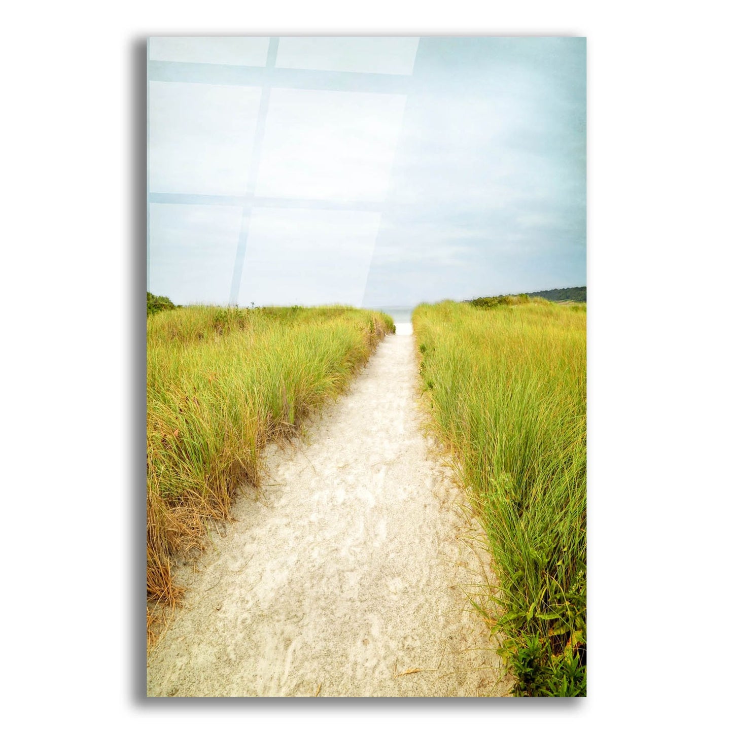 Epic Art ' Beach Trail' by Brooke T. Ryan, Acrylic Glass Wall Art,12x16